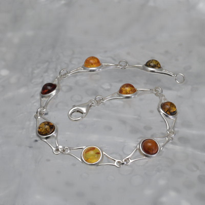 SILVER BRACELET WITH AMBER_GBRB-012