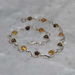 SILVER BRACELET WITH...