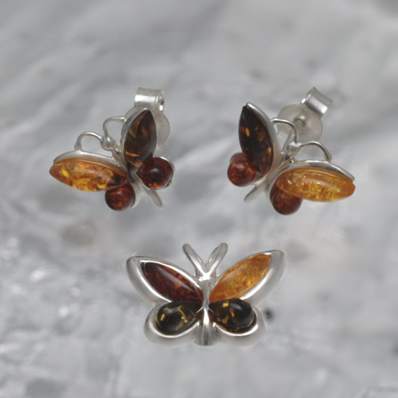 SILVER SET WITH AMBER_GKOM-008