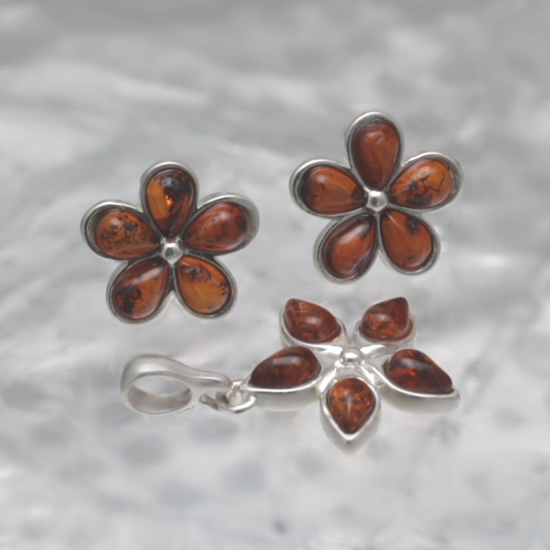 SILVER SET WITH AMBER_GKOM-012