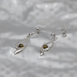 SILVER EARRINGS WITH...