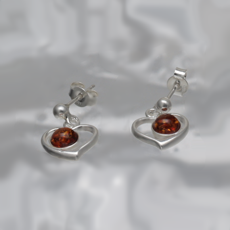 BOUCLES D'OREILLES EN ARGENT AVEC AMBER_GKSB-030