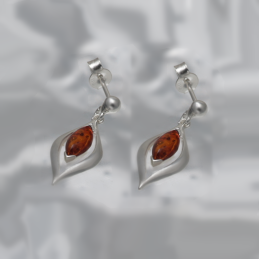 SILVER EARRINGS WITH...