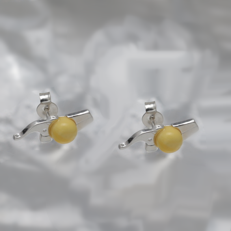 BOUCLES D'OREILLES EN ARGENT AVEC AMBER_GKSB-114