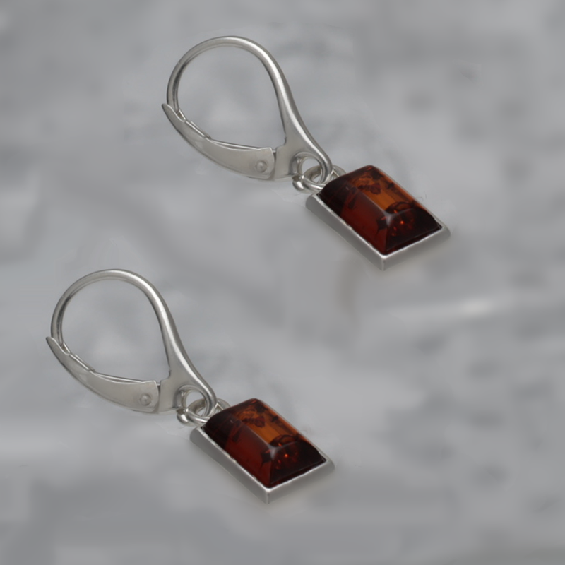 BOUCLES D'OREILLES EN ARGENT AVEC AMBER_KKSB-126